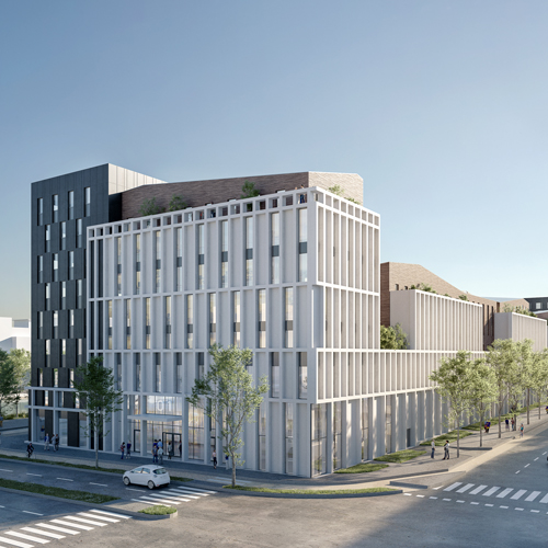 Conception d&rsquo;un ilot mixte à Rouen