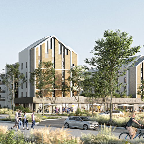 376 logements et commerces